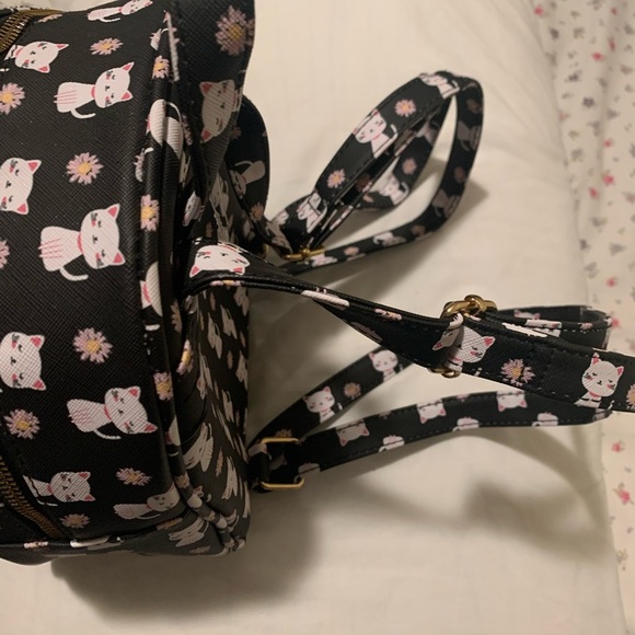Cute Cat Print Mini Backpack - Picture 5 of 8